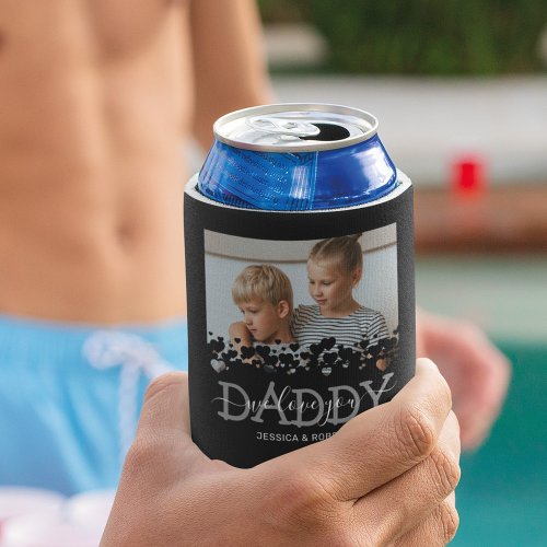 We Love You Daddy 2 Photo Can Cooler