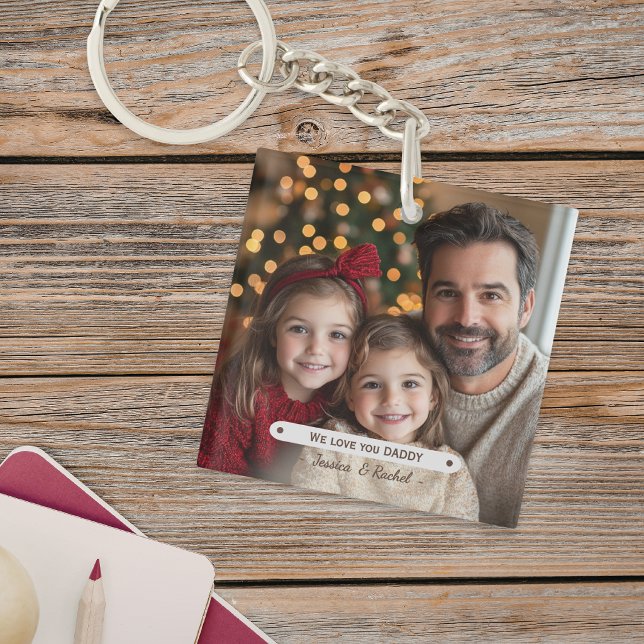 We Love You Daddy Fathers Day Keychain (Creator Uploaded)