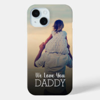 We Love You Daddy Personalized Father's Day Photo