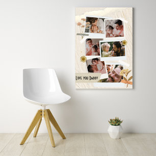 We Love You Daddy Photo Collage Acrylic Print