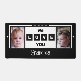 We love you grandma 2 photo black white