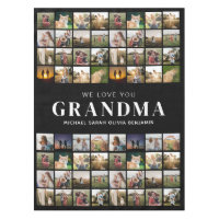 We Love You Grandma 64 Photo Collage