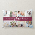 We love you Grandma! Custom Photo Gift Lumbar Pillow We love you Grandma! Custom Photo Gift Lumbar Pillow