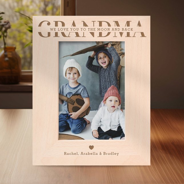 We Love You Grandma Engraved Frames (Creator Uploaded)