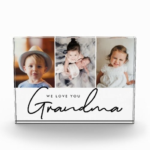 We love you Grandma Grandchildren photos