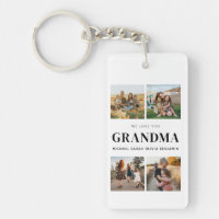 We Love You Grandma Personalized 4 Photo Collage