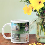 We Love You Grandma Personalized Photo Collage Giant Coffee Mug<br><div class="desc">8 photo collage that says "we love you noni". Perfect for this mother's day or an everyday gift.</div>