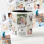 We love You Grandma | Photo Gift Calligraphy Text Two-Tone Coffee Mug<br><div class="desc">We love You Grandma | Photo Gift Calligraphy Text Two-Tone Coffee Mug</div>