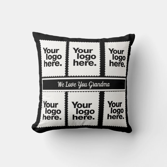We Love You Grandma Throw Pillow (Front)