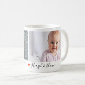 We Love You Grandpa 2 Photo Personalized Mugs (Front Right)
