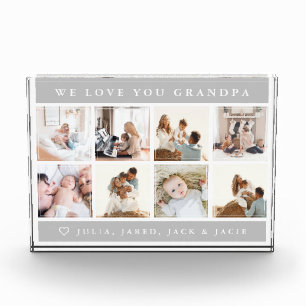 We Love You Grandpa Acrylic Award