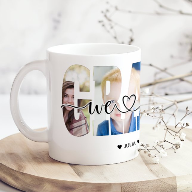 We Love You Grandpa Add Photo And Name Coffee Mug (Creator Uploaded)