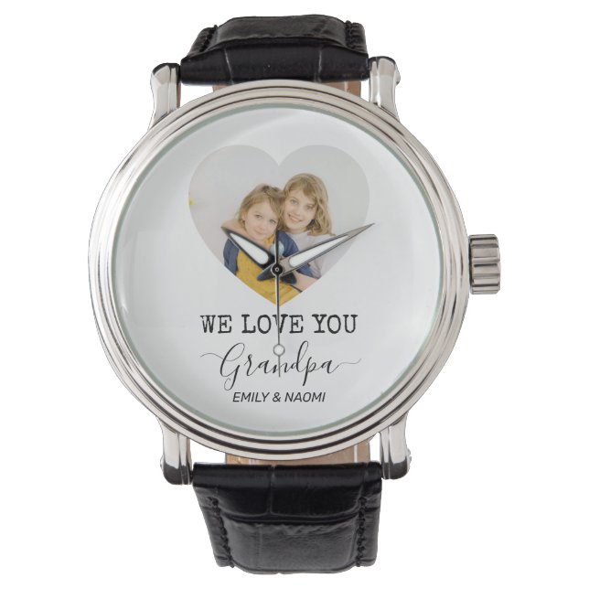 We Love You Grandpa |  Personalized eWatch Watch (Front)
