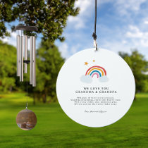 We Love You | Grandparents Photo Wind Chime