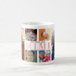 We Love You Mimi | Custom Photo Collage Coffee Coffee Mug<br><div class="desc">Celebrate Mimi with a mug full of love! This custom photo collage coffee mug features your favorite snapshots and a heartfelt “We Love You Mimi” message in modern script. A perfect gift for Mother’s Day,  her birthday,  or just because. Make her smile with every sip!</div>