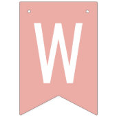 We Love You Mom Blush Pink Mothers Day Bunting Flags (First Flag)