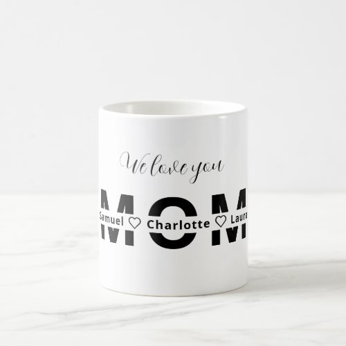 We love you MomDad Customer specific Coffee Mug