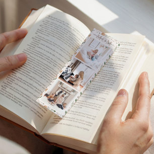 We Love You Mom Floral Bookmarks