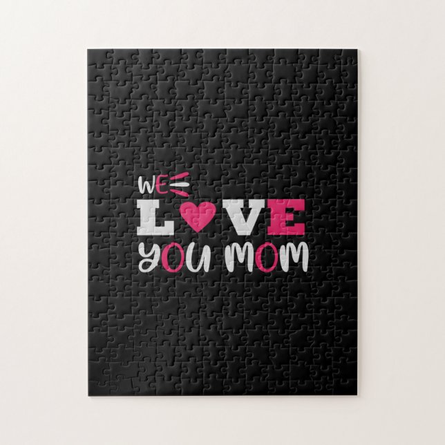we love you mom jigsaw puzzle (Vertical)