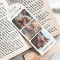 We Love You Mommy Custom Photo Keepsake Bookmarks