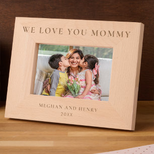We Love You Mommy Personalized Photo Frame Gift