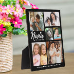 We Love You Nana Grandkids Names Photo  Collage Plaque<br><div class="desc">Customized nana photo plaque with grandkids names and  grandchildren pictures .Makes a special, memorable and unique keepsake gift for holidays, birthday, grandparents day, mothers day and Christmas.</div>