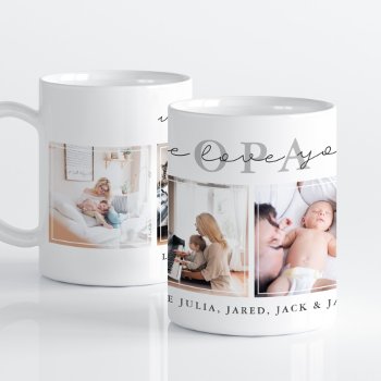We Love You  Opa Coffee Mug by TrendItCo at Zazzle