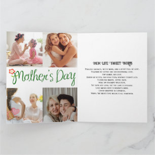 We Love You Photo Collage Mother's Day Card