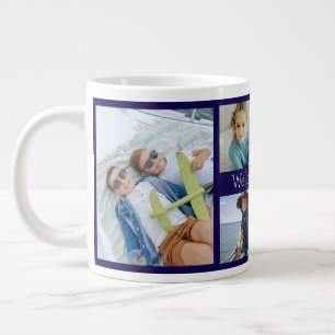 We Love You Pop Grandfather 6 Photo  Giant Coffee Mug