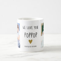 We Love You PopPop 3 Photo Collage Grandpa