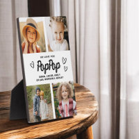 We Love You PopPop Grandpa Photo Collage