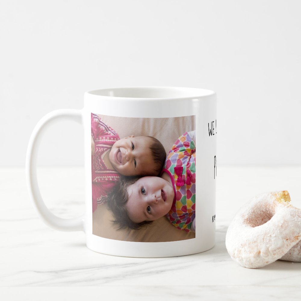 We Love You Poppy Custom Photo Collage Grandpa Coffee Mug