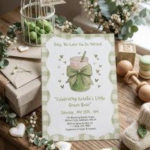 We Love You So Matcha Green Tea Baby Shower