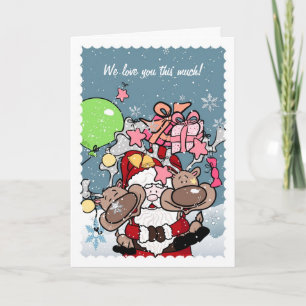 We love you this much! holiday card