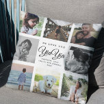 We Love You YiaYia Mother's Day Photo Collage Throw Pillow<br><div class="desc">Hug in a pillow! Celebrate YiaYia with our Mother's Day photo collage pillow. Personalized love in every cozy moment. 💖👵 #WeLoveYouYiaYia #MothersDayGift</div>