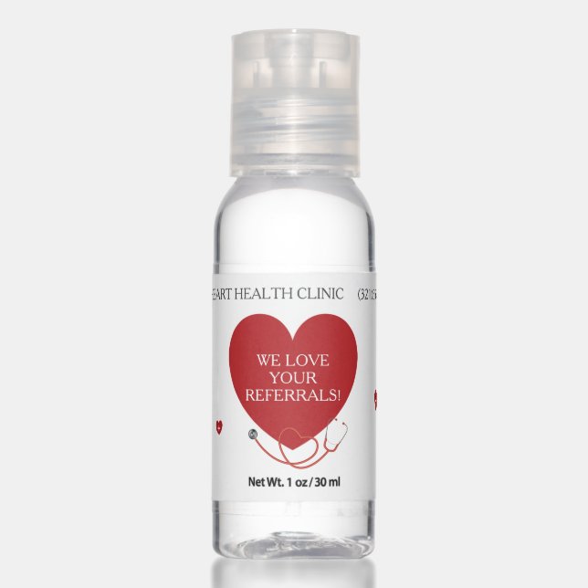 We Love Your Referrals Hand Sanitizer (Front)
