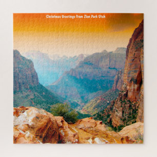 We Love Zion Park Utah Jigsaw Puzzle