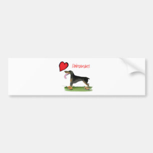 we luv dobermans from Tony Fernandes Bumper Sticker