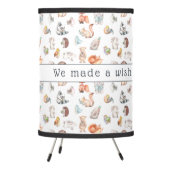 We Made a Wish | Cute Baby Woodland Animals Tripod Lamp (Left)