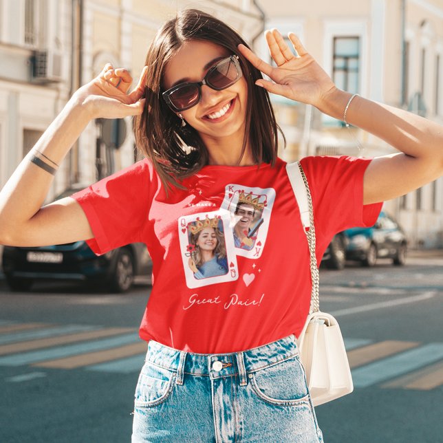 We make a great pair custom photo valentines day T-Shirt (Creator Uploaded)