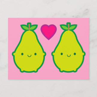 'We Make A Great Pair' Pears Postcard