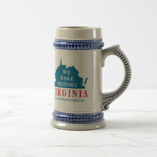 We Make History Virginia Beer Stein