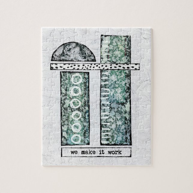 We Make It Work Jigsaw Puzzle - Modern Abstract (Vertical)