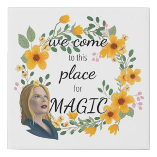 We Make Movies Better Faux Canvas Print