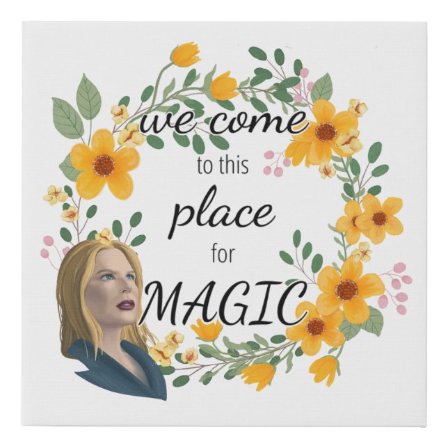 We Make Movies Better Faux Canvas Print (Front)