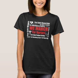 We March For Nurses Million Nurse March Women Appa T-Shirt