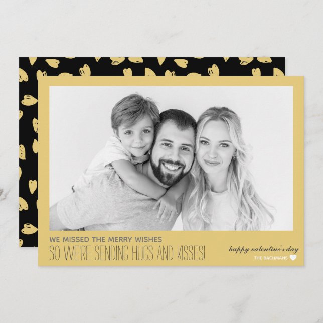 We missed the Merry Wishes Photo Valentine Card (Front/Back)