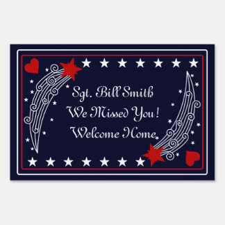 We Missed You! Welcome Home (Add Your Text) Sign