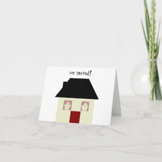 we moved! announcement