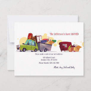 We Moved Announcement Card